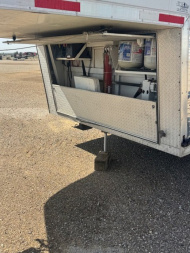 Used 2009 Bison Aluminum Sport 4 Horse Living Quarters Horse Trailer