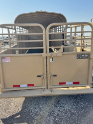 Used 2023 Hughes 32' Stock Trailer