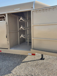 Used 2023 Hughes 32' Stock Trailer
