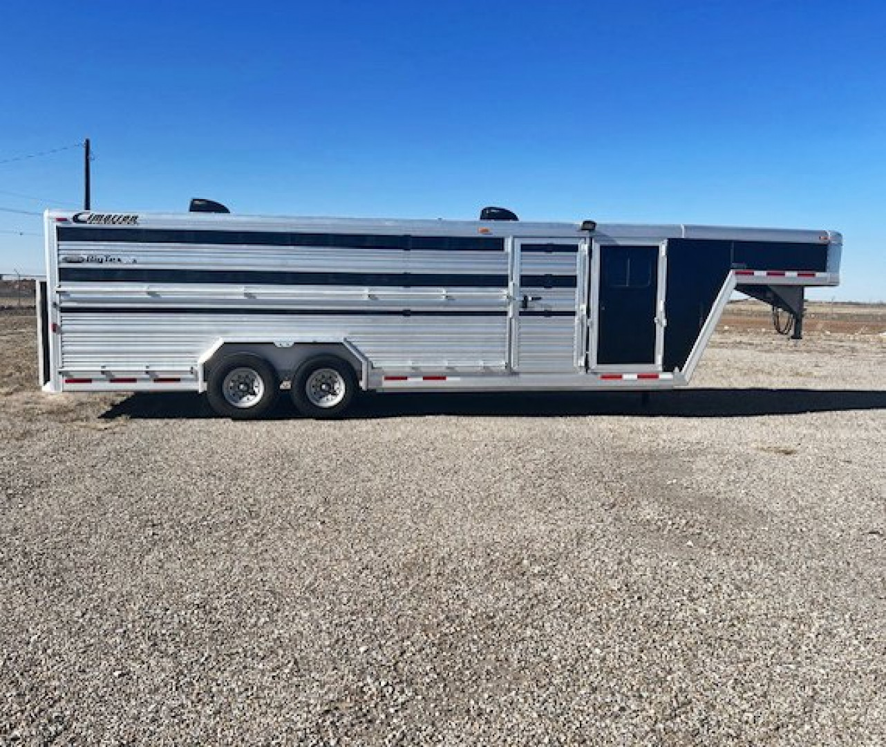 Used 2014 Cimarron 24' Low Pro Stock Trailer