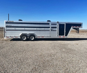 Used 2014 Cimarron 24' Low Pro Stock Trailer