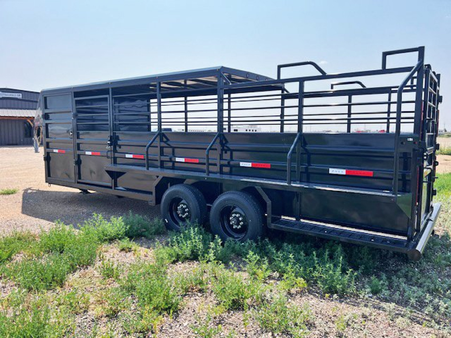 New 2024 24' Apex 3/4 Top Stock Trailer