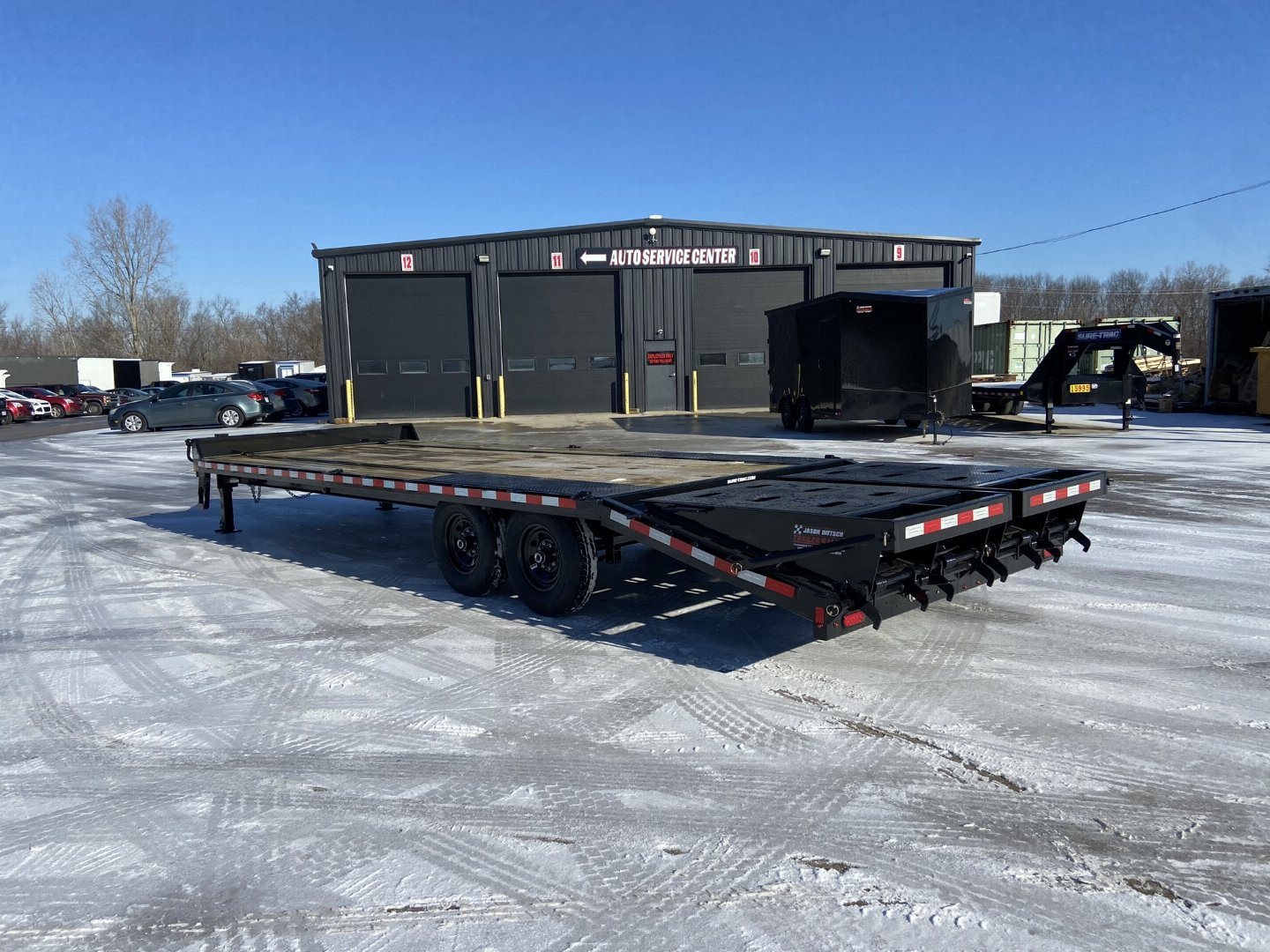 New Sure-Trac 20' (+5) Heavy Duty Beavertail Deckover Trailer
