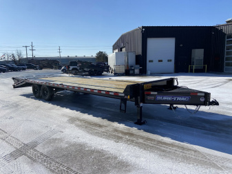 New Sure-Trac 20' (+5) Heavy Duty Beavertail Deckover Trailer