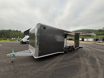 New 2025 High Country 8.5x24- Escape Door / 7' interior height/ Spread Torsion/ Rubber Coin/ext. tongue - 9990gvwr