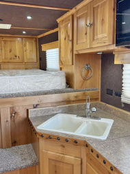 Used 2019 Logan Coach 4 Horse P/C Load Living Quarter Horse Trailer