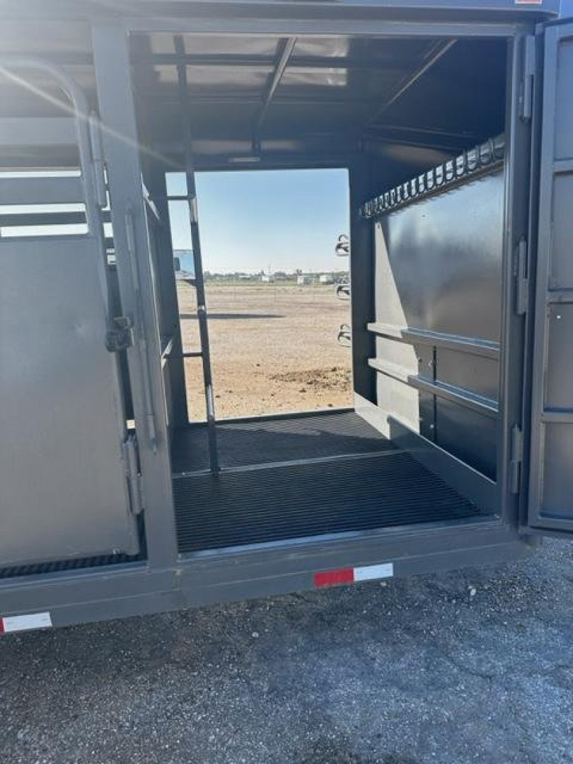 Used 2022 24' Hughes Light Stock Trailer