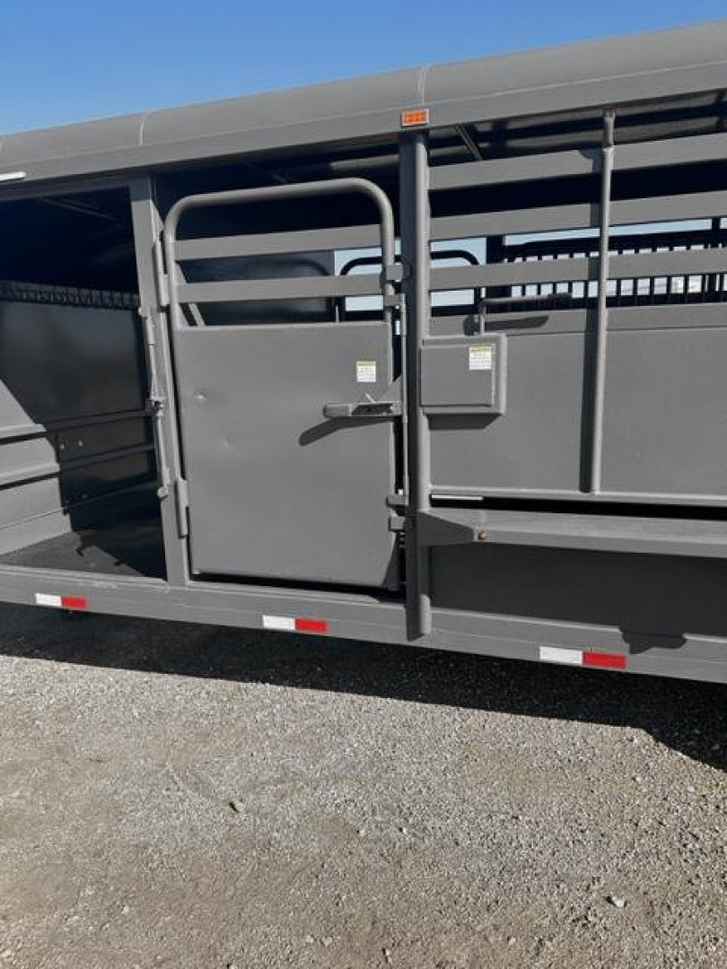 Used 2022 24' Hughes Light Stock Trailer