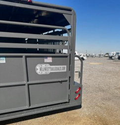 Used 2022 24' Hughes Light Stock Trailer