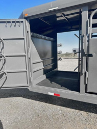 Used 2022 24' Hughes Light Stock Trailer