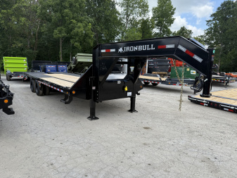 New 2026 Iron Bull FLG 20K 20+5 HYD JACK Equipment Trailer