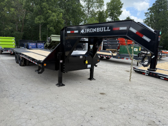 New 2026 Iron Bull FLG 20K 20+5 HYD JACK Equipment Trailer
