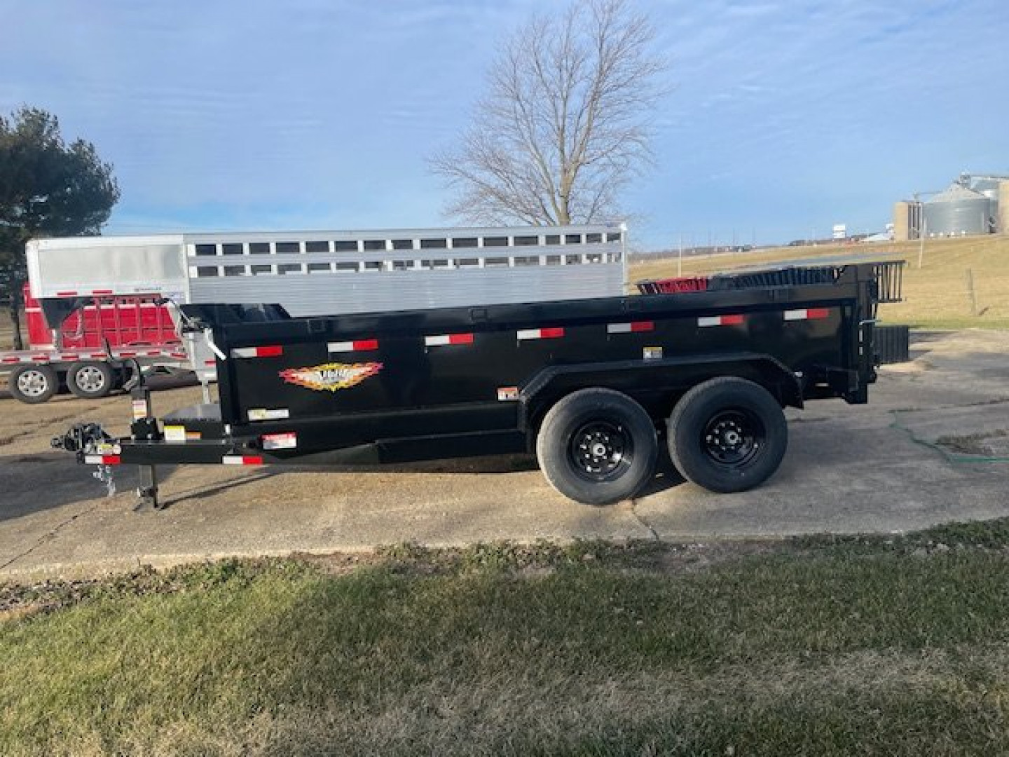 New 2025 H&H Trailers Industrial Scissor Dump Trailer