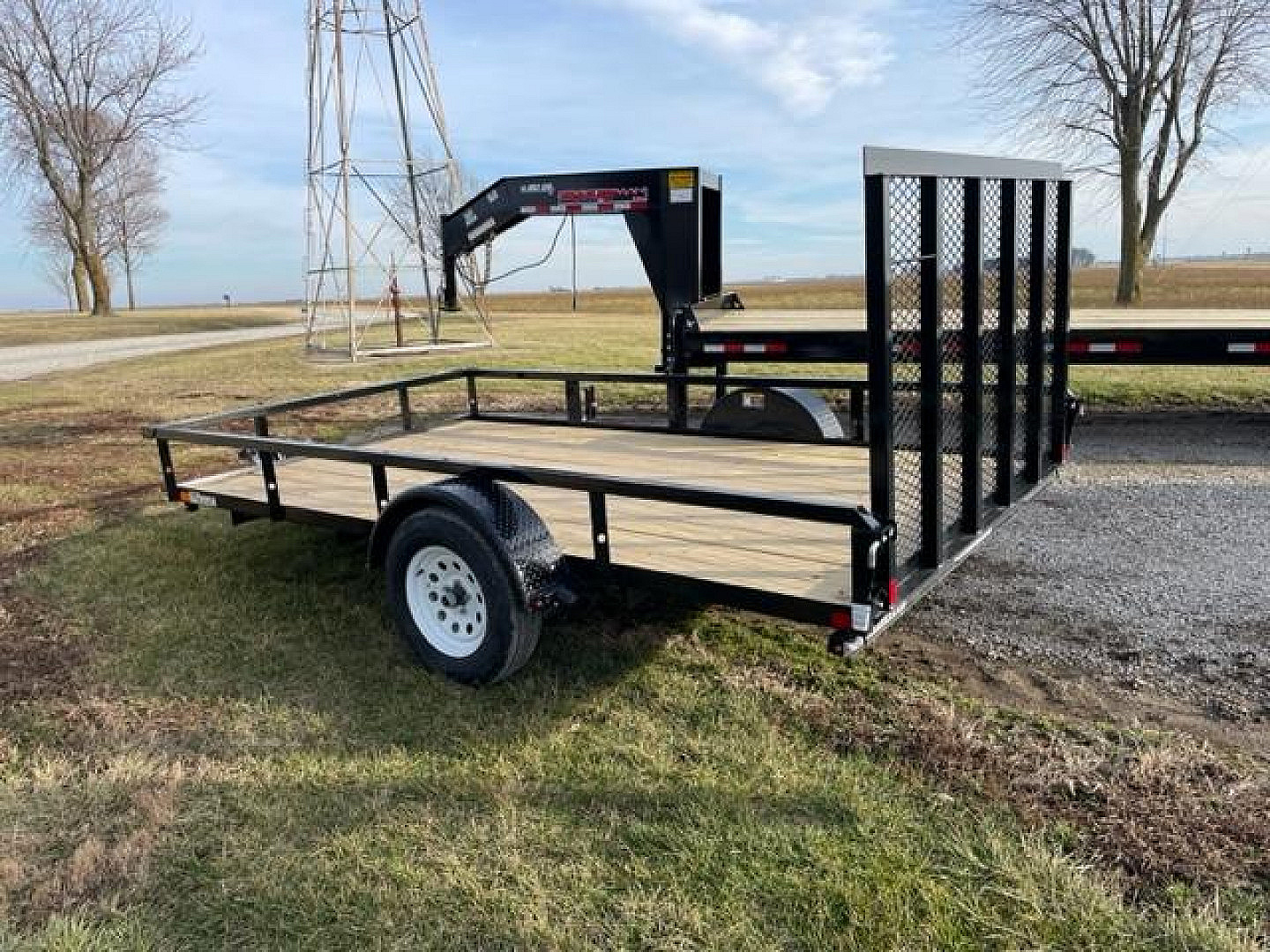 New 2025 TRAILERMAN TRAILERS INC. 12' Utility Trailer