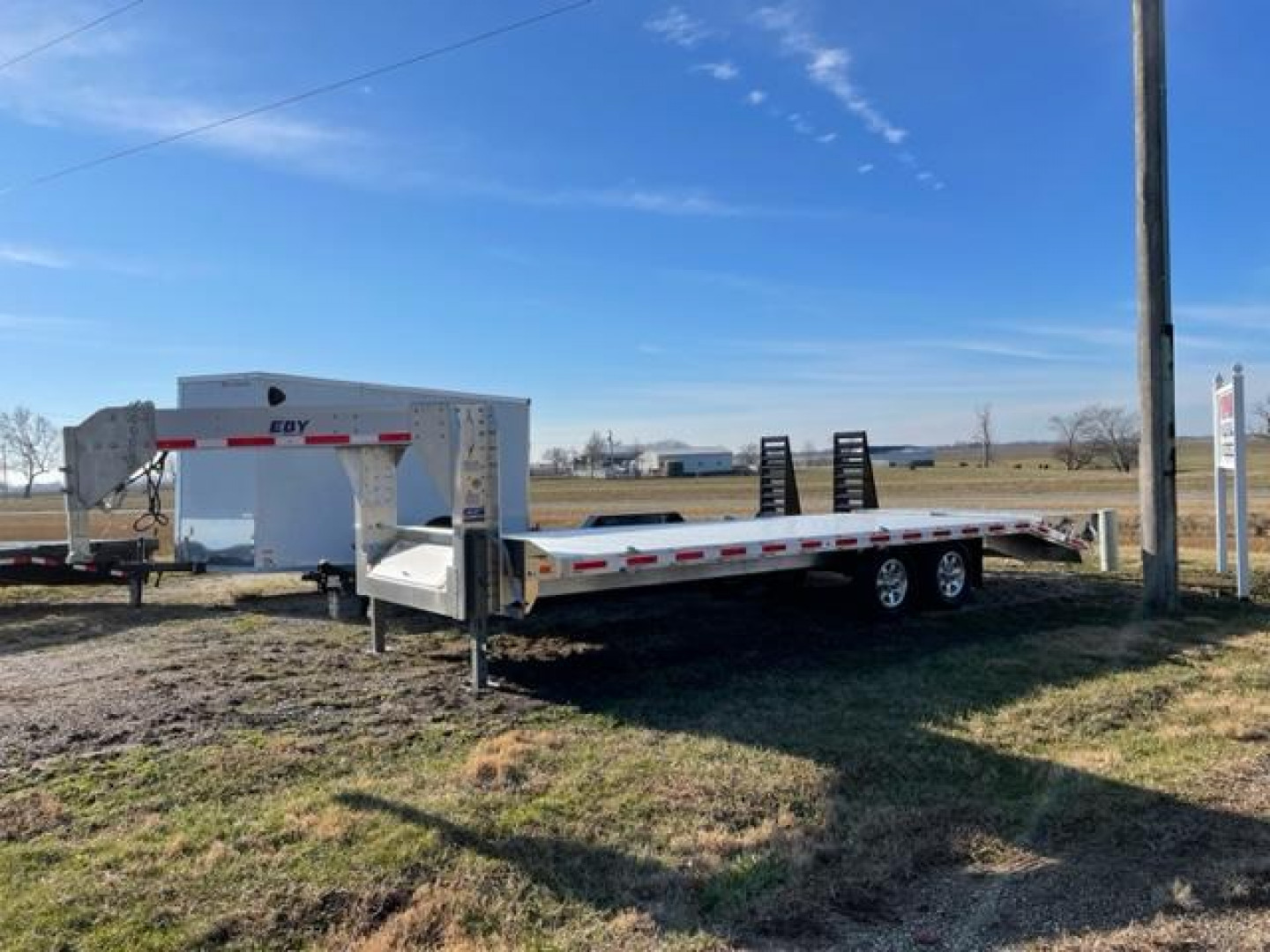 New 2025 EBY Deckover Equipment Trailer