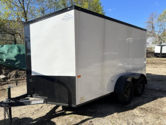 New 2023 Rock Solid Cargo 7x12 Enclosed Landscape Cargo Trailer