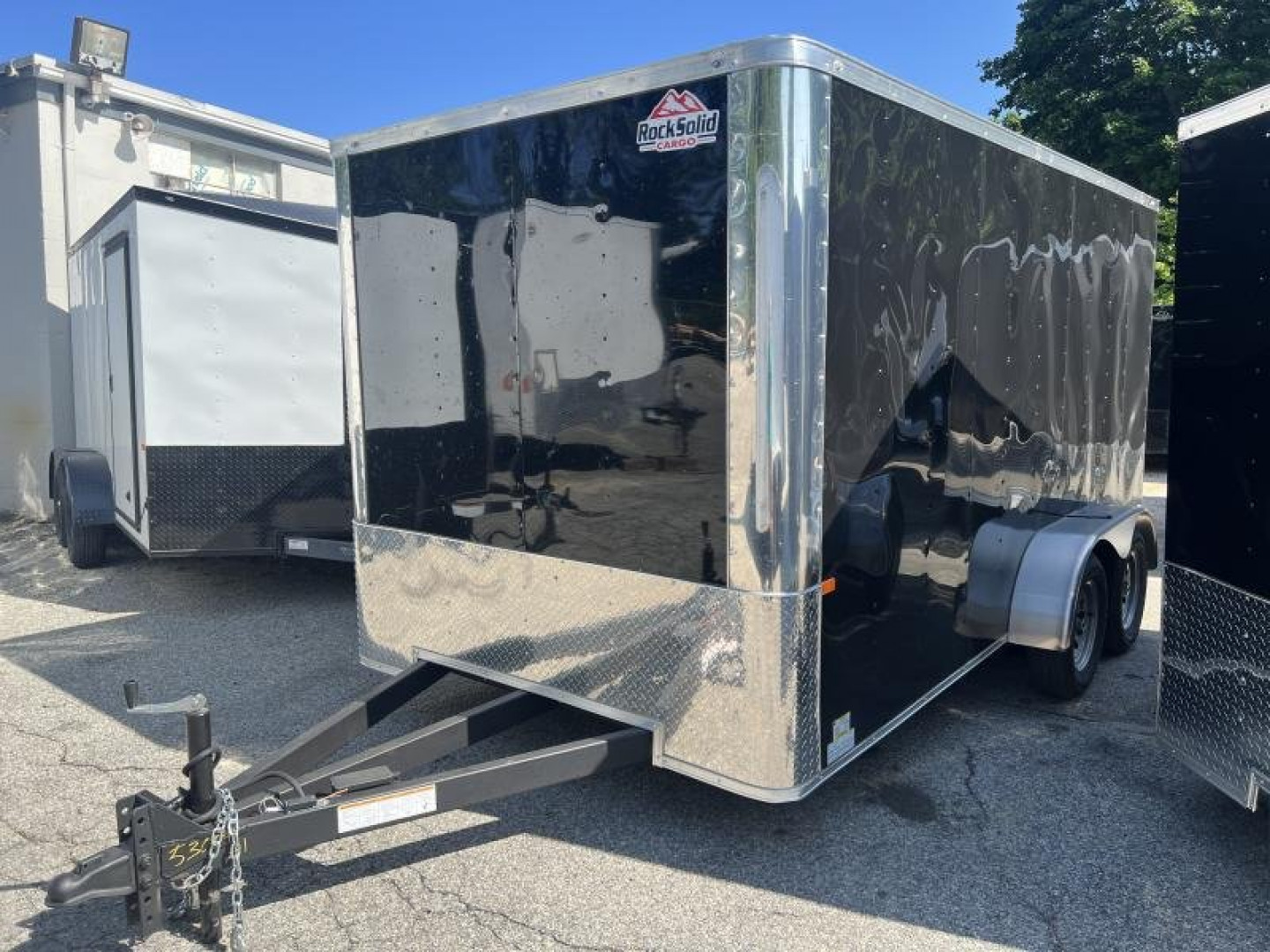 New 2023 Rock Solid Cargo 7x14 Enclosed Landscape Cargo Trailer