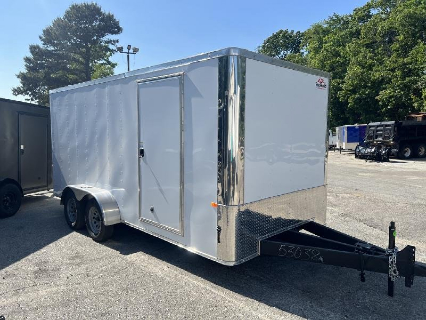New 2023 Rock Solid Cargo 7x16 Enclosed Landscape Cargo Trailer