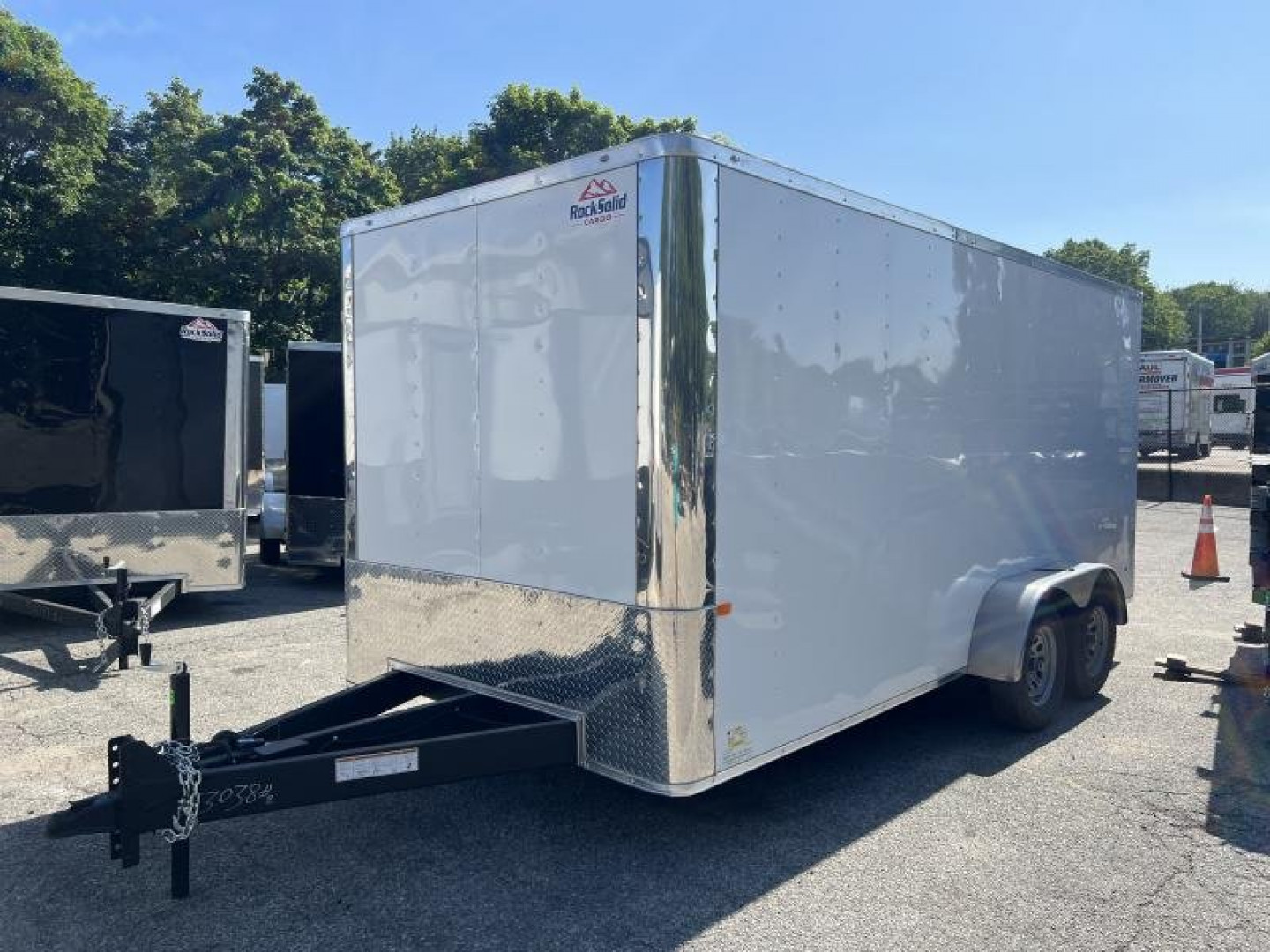 New 2023 Rock Solid Cargo 7x16 Enclosed Landscape Cargo Trailer