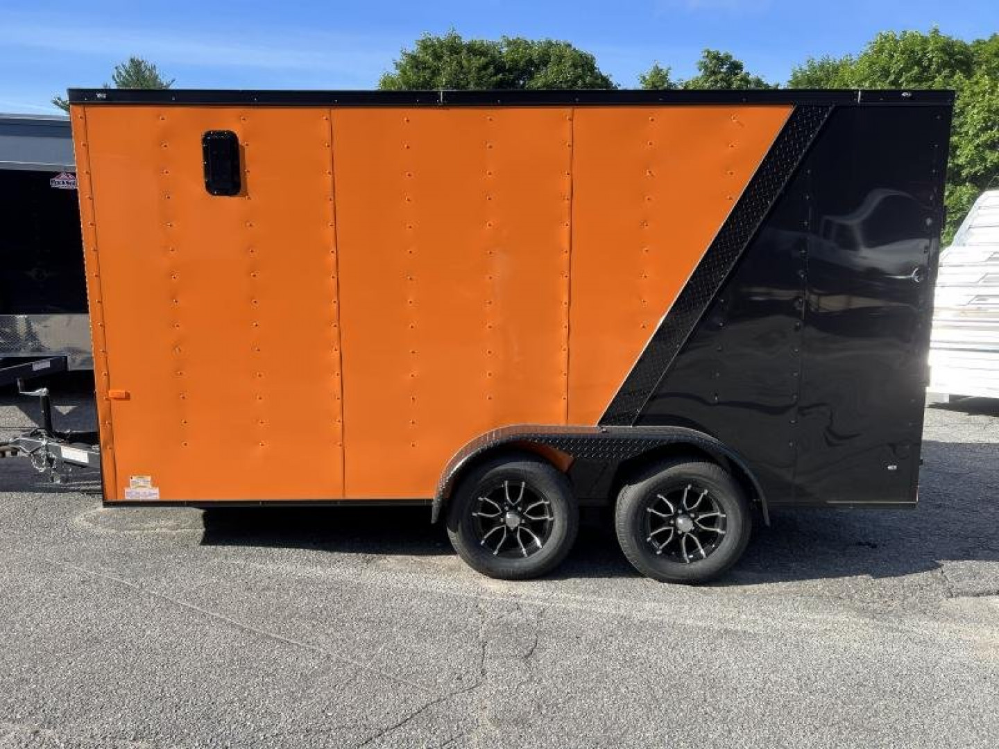 New 2023 Rock Solid Cargo 7x14 Enclosed Landscape Cargo Trailer