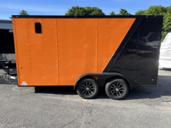 New 2023 Rock Solid Cargo 7x14 Enclosed Landscape Cargo Trailer