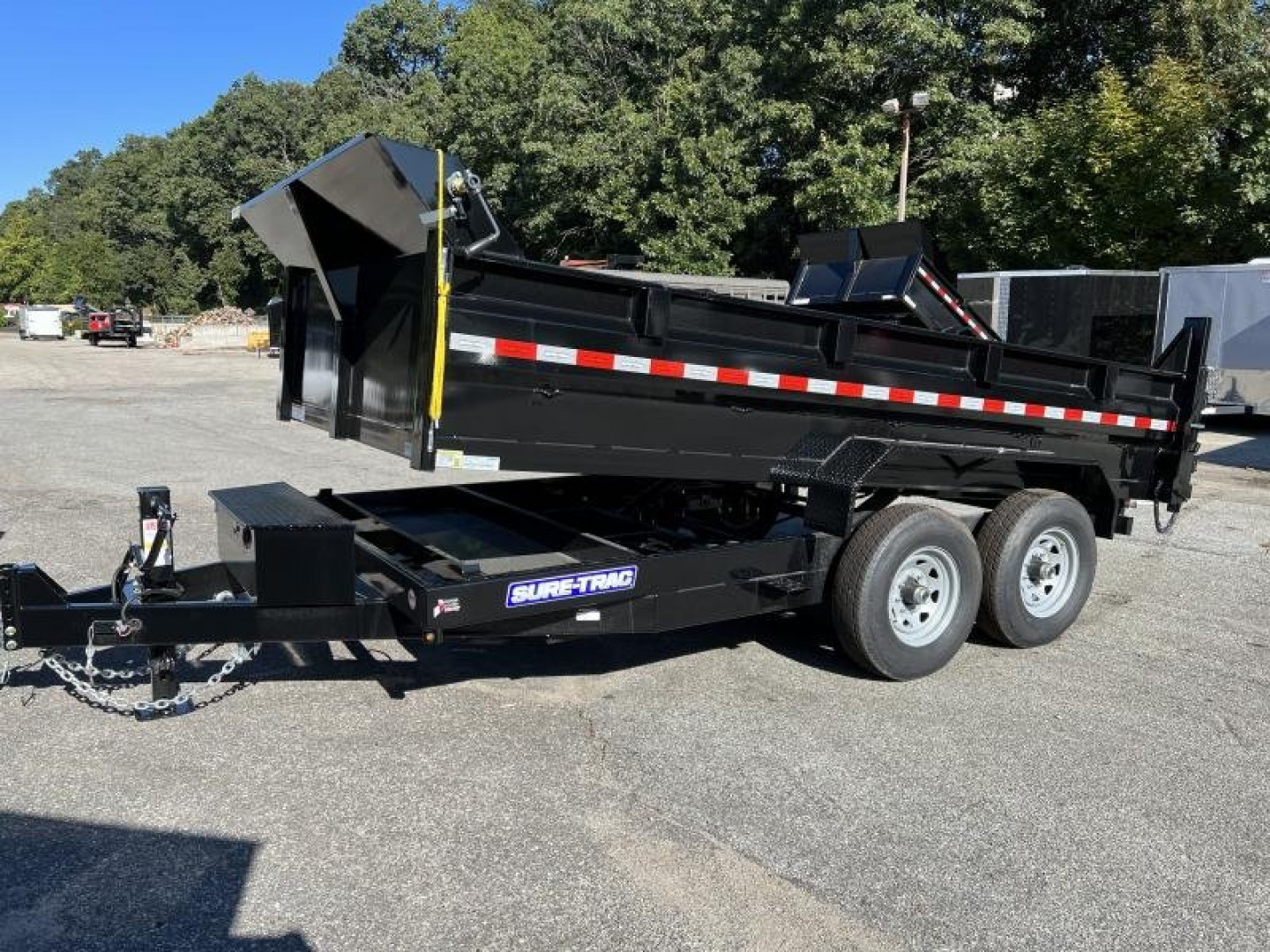 New 2023 Sure-Trac 7 x 14 Dump Trailer