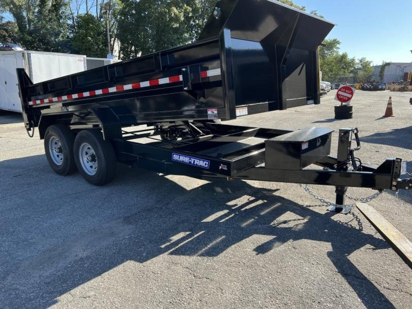 New 2023 Sure-Trac 7 x 14 Dump Trailer