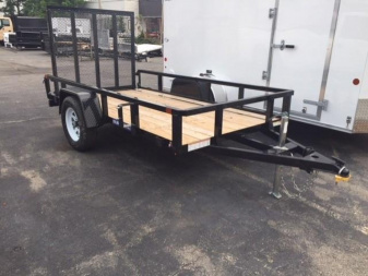 New 2024 SURE-TRAC 5 X 10 Tube Top Utility Trailer