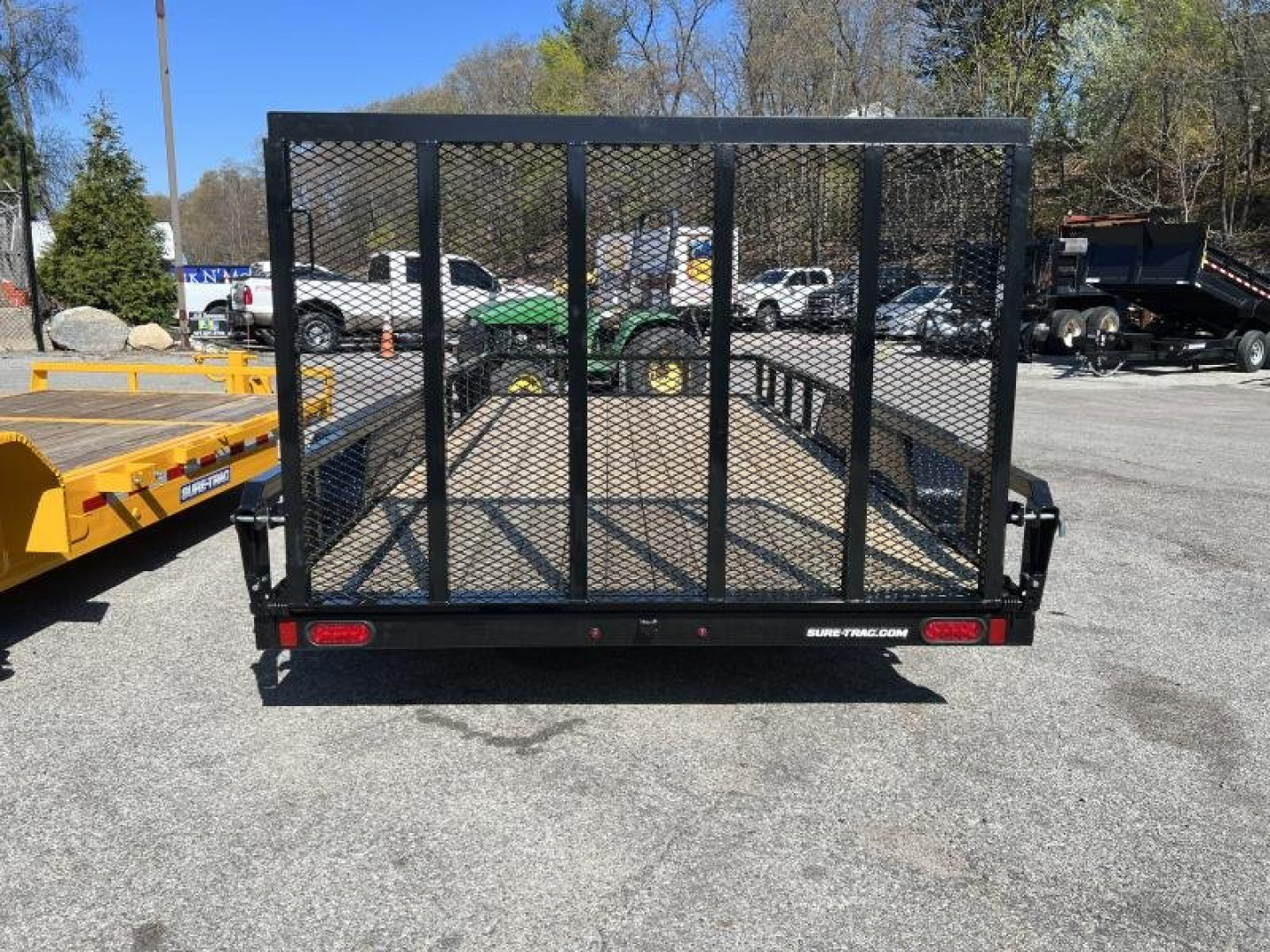 New 2024 SURE-TRAC 7 X 16 TA Tube Top Utility Trailer