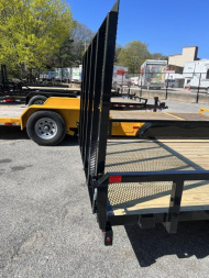 New 2024 SURE-TRAC 7 X 16 TA Tube Top Utility Trailer