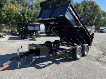 New 2023 Sure-Trac st7210d1r-b-070 Dump Trailer