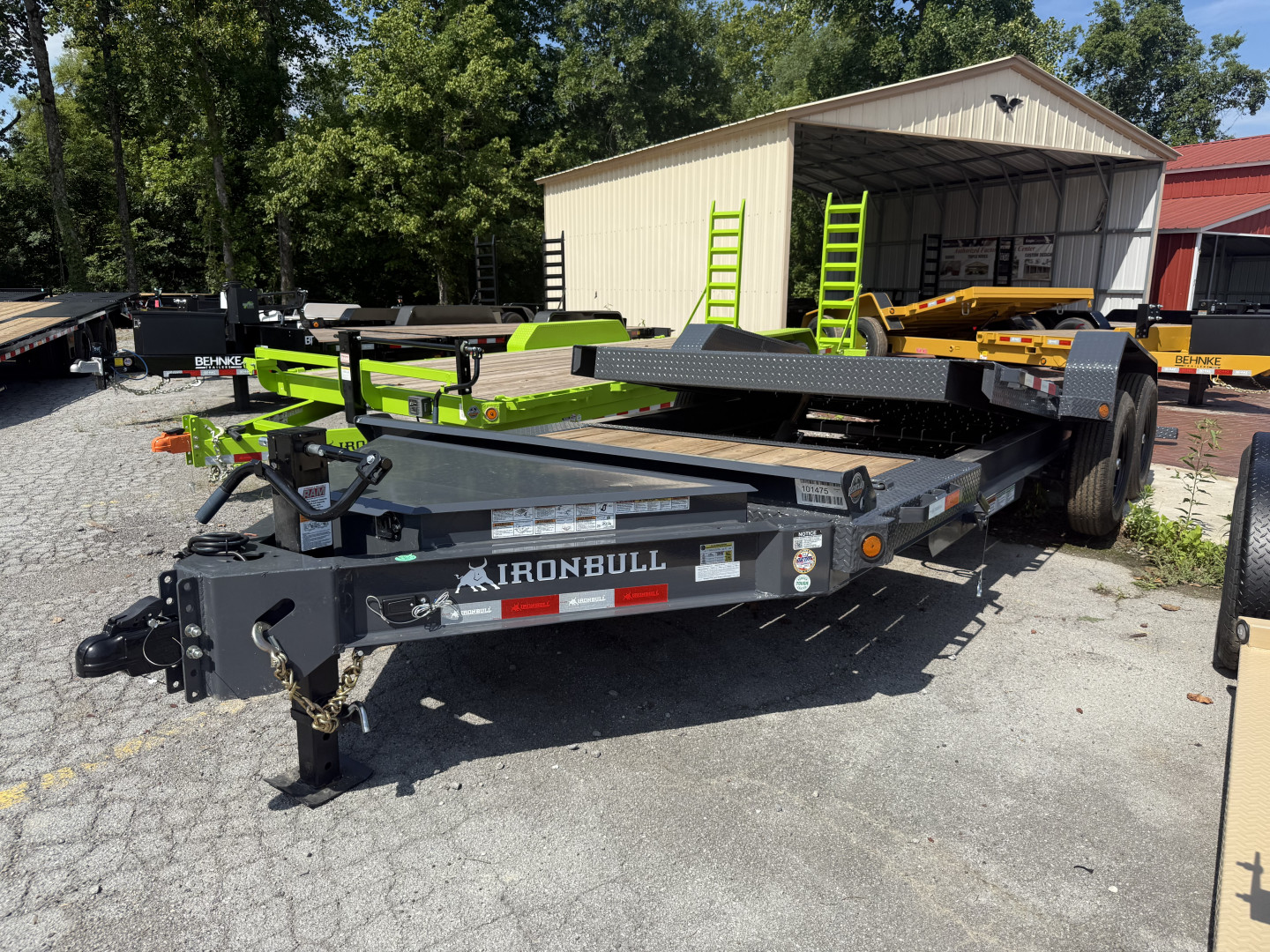 New 2025 Iron Bull TWB 16' I-BEAM TORSION Equipment Trailer