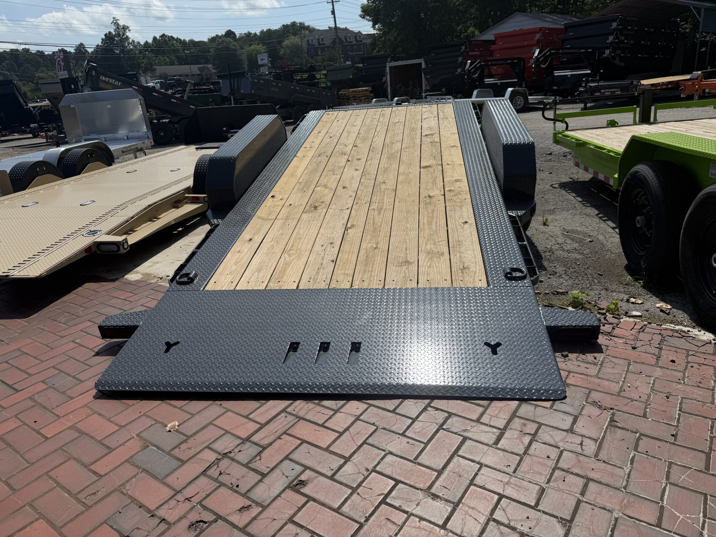 New 2025 Iron Bull TWB 16' I-BEAM TORSION Equipment Trailer