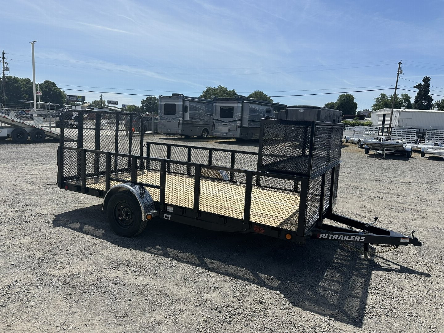 New 2025 PJ Trailers U814 Utility Trailer