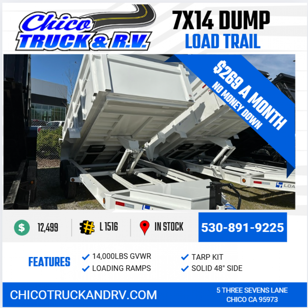 New 2025 LOAD TRAIL DT14-4 Dump Trailer