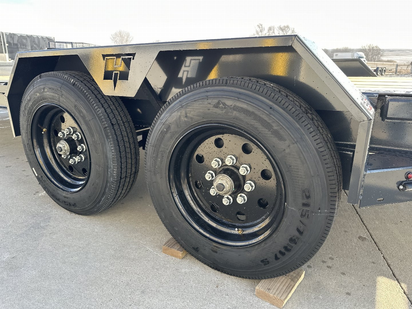 New 2026 Hillcrest Trailers Deep Charcoal 83"x19'+3' 17.6k I-Beam Equipment Trailer