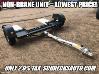 New 2023 Stehl ST80TD non brake Tow Dolly Dollie