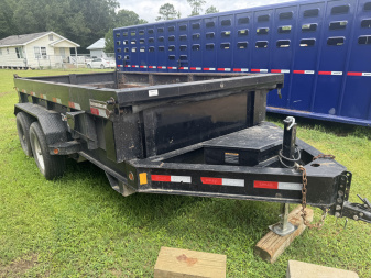 Used 2023 Delco Trailers 72”x12’ Dump Trailer