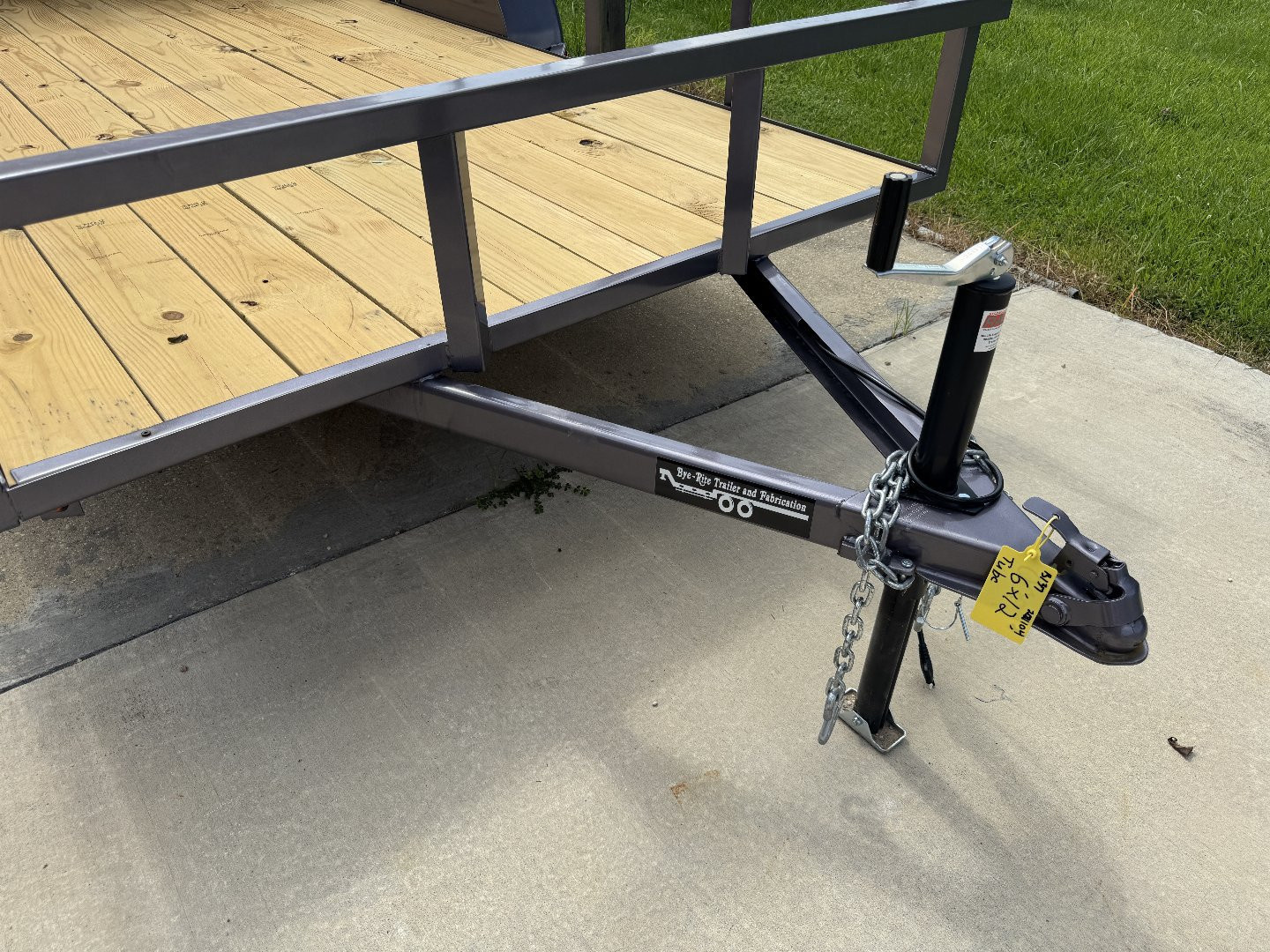 New 2025 Bye-Rite Trailers 6' x 12' TUBE Top Utility Trailer