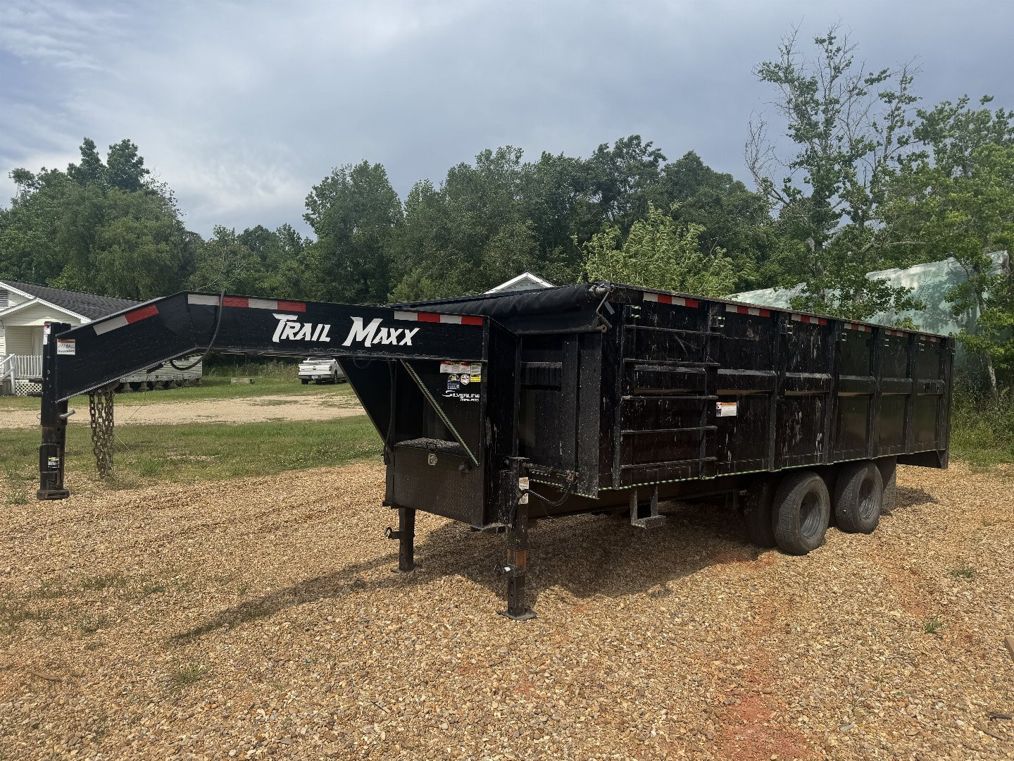 Used 2024 Trail Maxx 102"x 20' Deckover Dump Dump Trailer