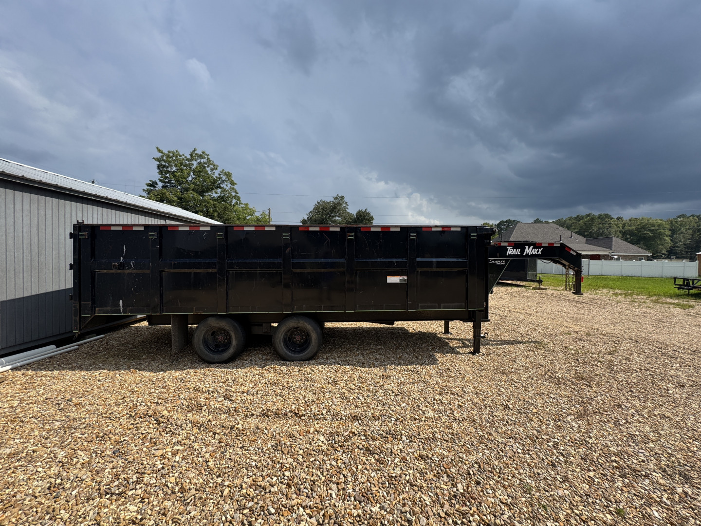 Used 2024 Trail Maxx 102"x 20' Deckover Dump Dump Trailer
