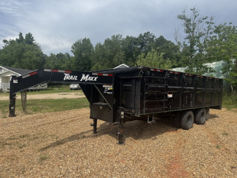 Used 2024 Trail Maxx 102 x 20' Deckover Dump Dump Trailer
