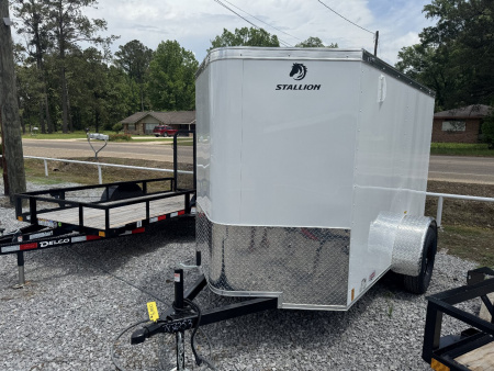 New 2025 Stallion Manufacturing LLC 5’x8’ Cargo / Enclosed Trailer