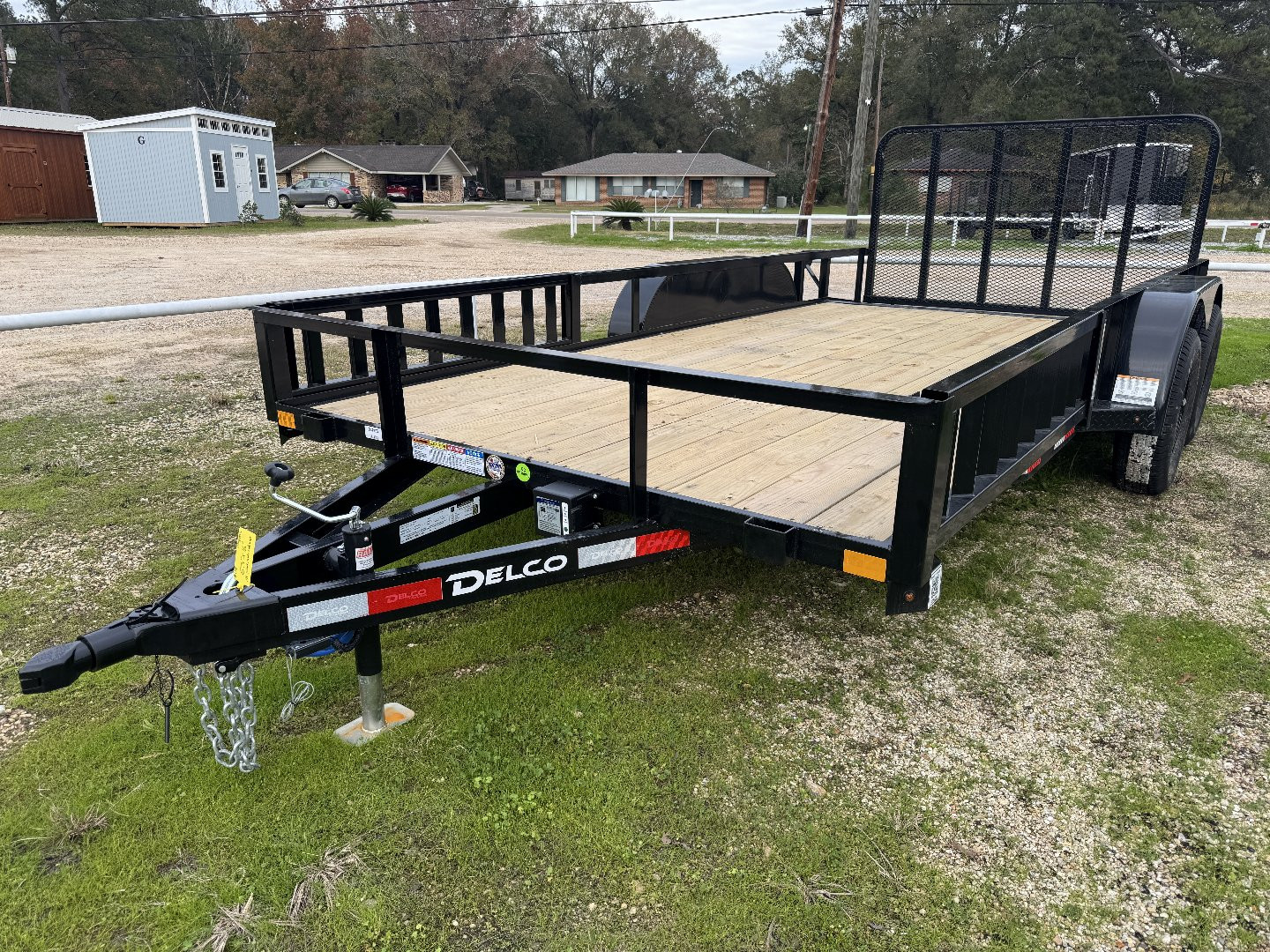 New 2025 Delco Trailers U6 83"x16'ft Utility Trailer