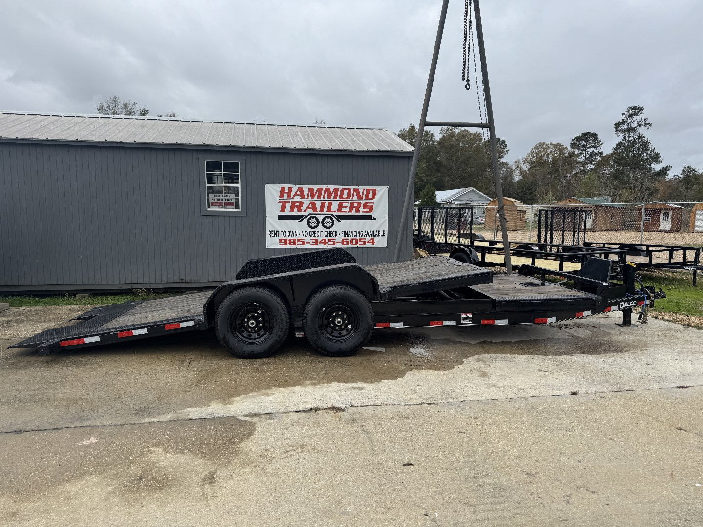 New 2024 Delco Trailers T3 83"x20' Tilt Trailer