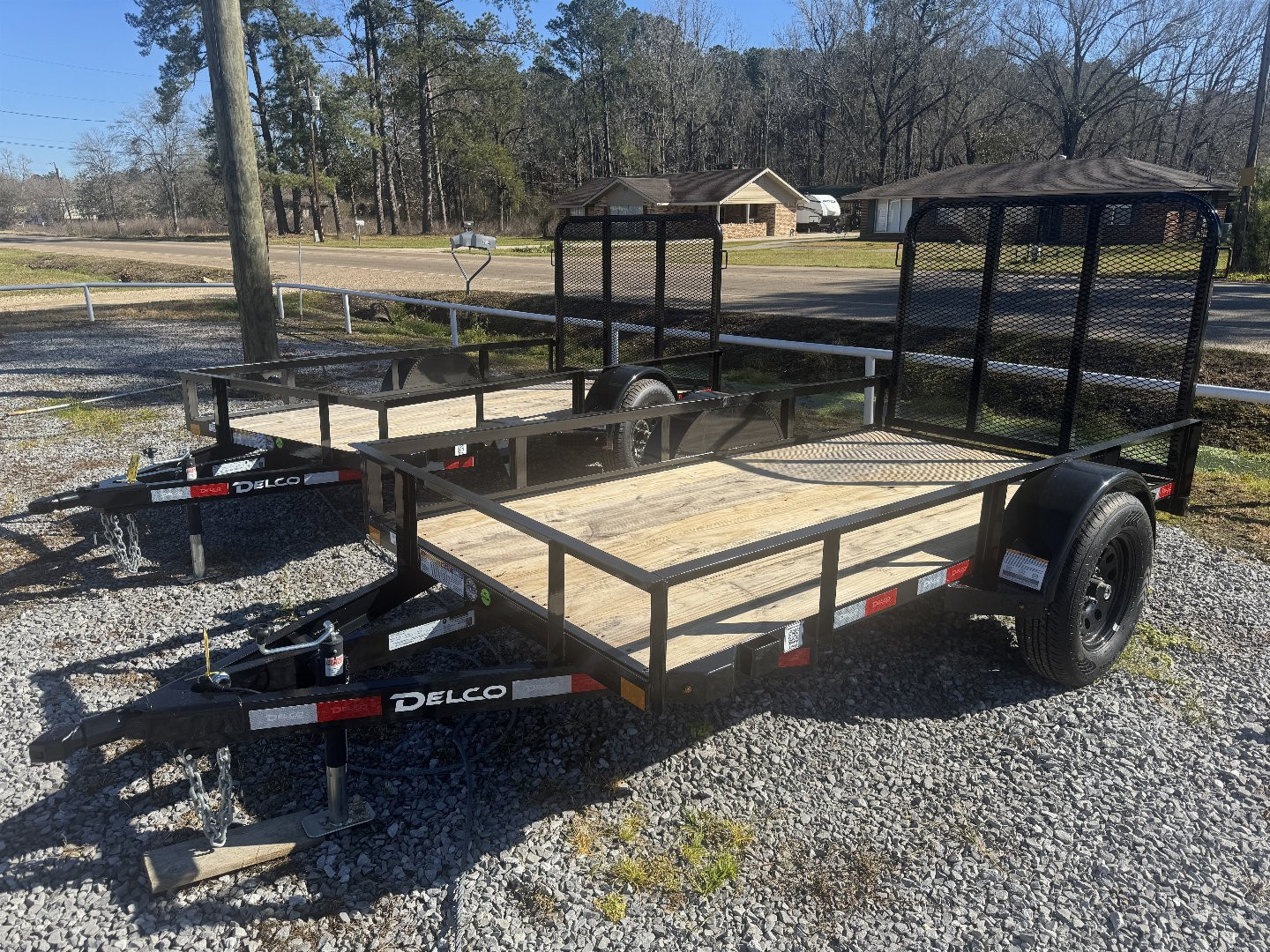New 2025 Delco Trailers 5’ x10' Utility Trailer