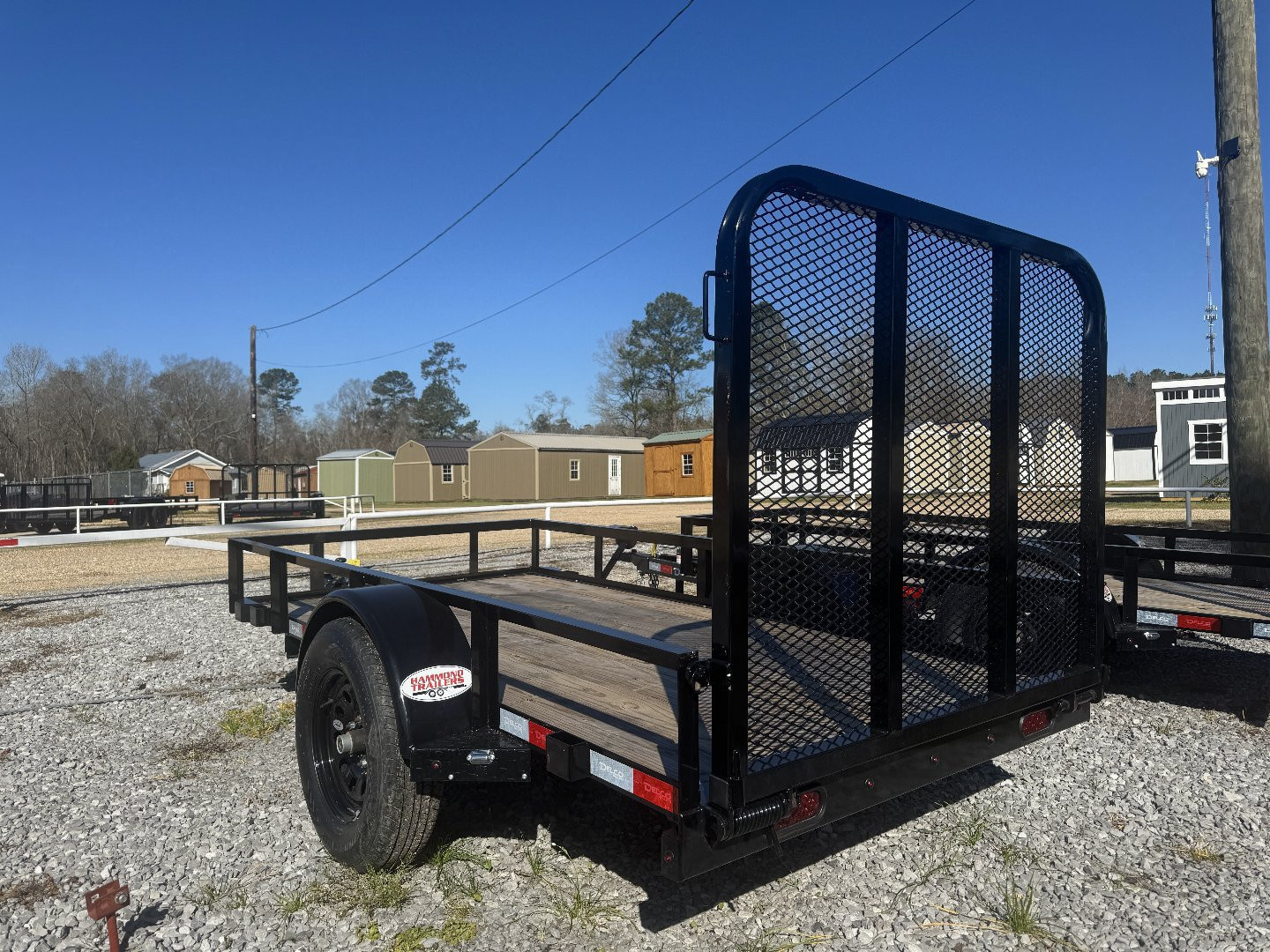 New 2025 Delco Trailers 5’ x10' Utility Trailer