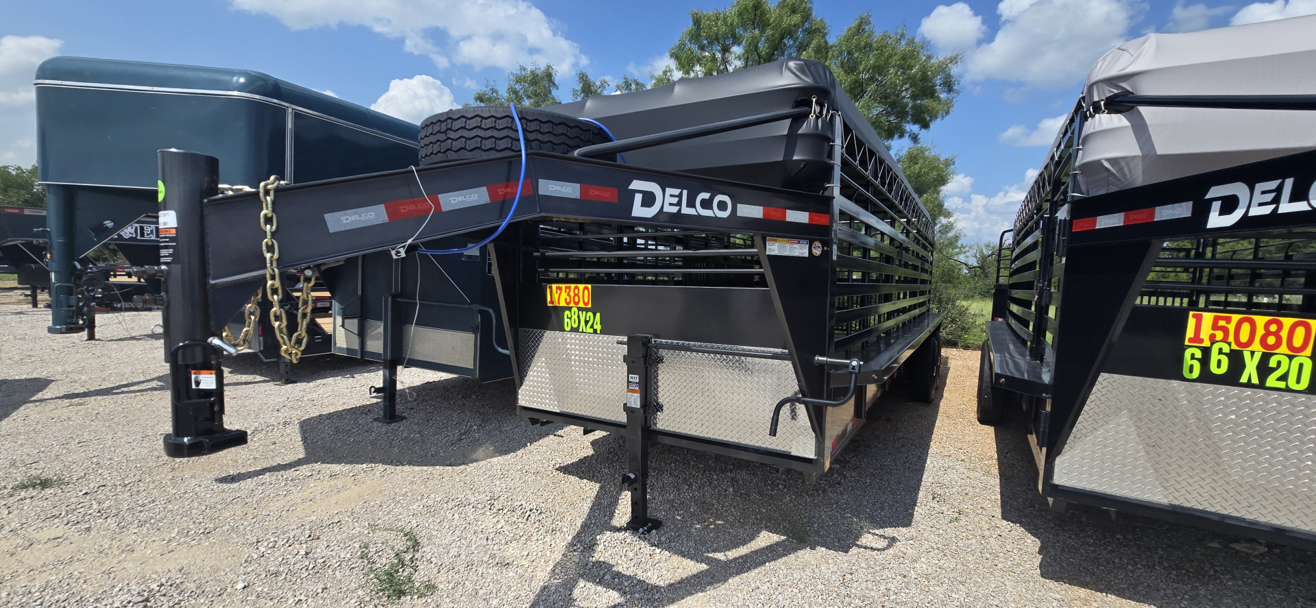 New 2025 Delco - Gooseneck Livestock Trailer 6'8 X 24'