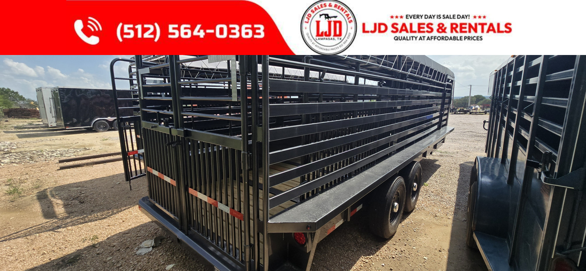 New 2025 Delco - Gooseneck Livestock Trailer 6'8 X 24'