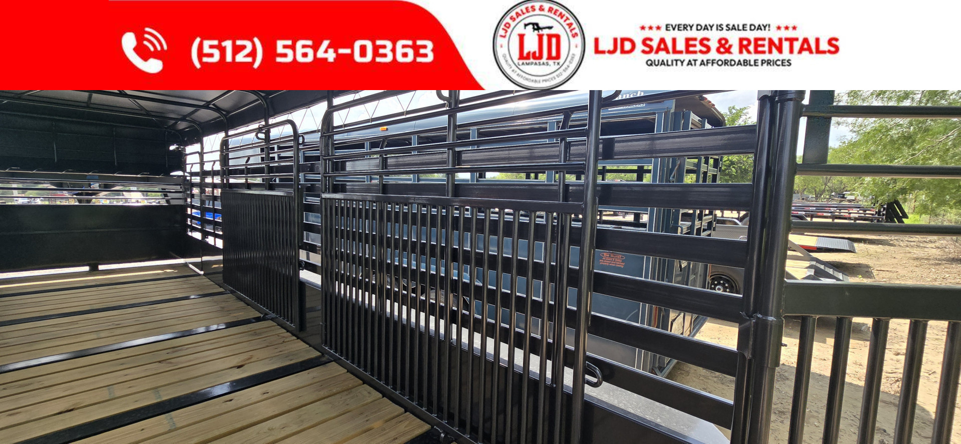 New 2025 Delco - Gooseneck Livestock Trailer 6'8 X 24'